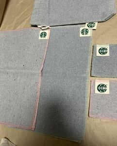  Starbucks lunch mat Coaster sack set 