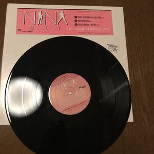 NINA SKY / GET YOUR CLOTHES OFF レゲエ レコード 12インチ R&B