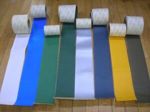 ●テント・シート用補修粘着テープ！ 14cm 幅3ｍ切売　 8 色 からお好きな１色をお選びいただけます！