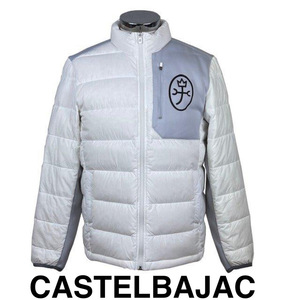 30％OFF　カステルバジャック　CASTELBAJAC　ダウンブルゾン　軽量ブルゾン　メンズブルゾン　Lサイズ　7232412111-1　シロ