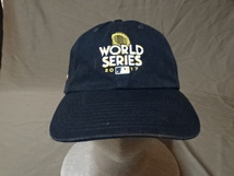 激レア USA購入【47BRAND】 MLBメジャー ヒューストン アストロズ 【Houston Astros】【2017 WORLD SERIES】ロゴ刺繍入りキャップ 中古良品_画像2