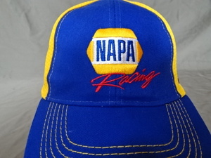 激レア USA購入 NASCAR参戦 スポンサー 老舗カー用品販売【NAPA RACING】ドライバー【#9 Chase Elliott】 ロゴ刺繍入り キャップ 中古良品