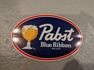 DEADSTOCK! デッドストック! PABST BLUE RIBBON バブスト ステッカー 工具箱 や 車 、バイク などに! (まとめ買いOK)