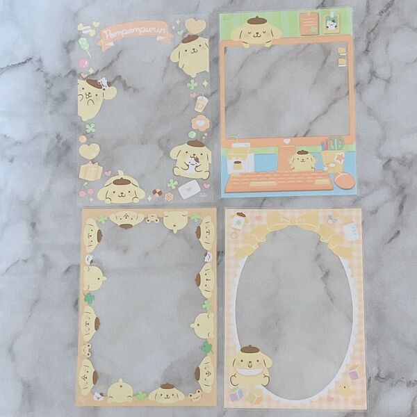 サンリオ sanrio ブロマイドスリーブ ポムポムプリン 黄色
