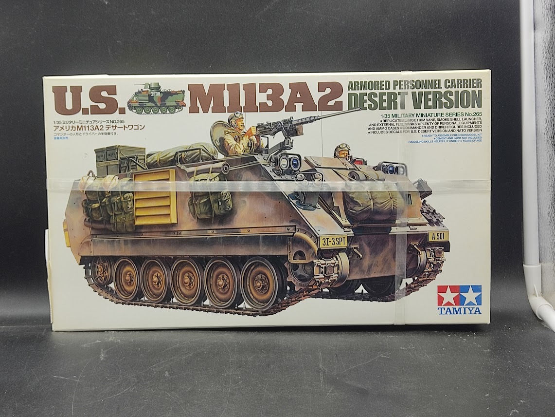 タミヤ 1/35 ミリタリーミニチュアシリーズ M113A2デザートワゴン( 未