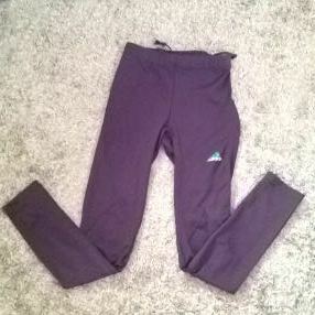  super value exhibition adidas Lady's knees reverse side mesh compression tights S size purple used super-beauty goods 