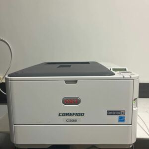 現状品■OKI 沖電気工業■カラーレーザープリンタ■C332dnw■COREFIDO■印刷枚数 カラー2494枚 モノクロ 1277枚★元箱付き