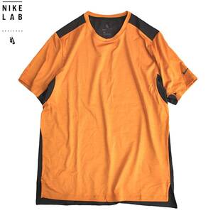 【新品】ナイキ ラボ エッセンシャルズ 半袖 Tシャツ【744：ライトブラウン】S（USサイズ）Nike Lab Essentials TR BL Top ジム トレ