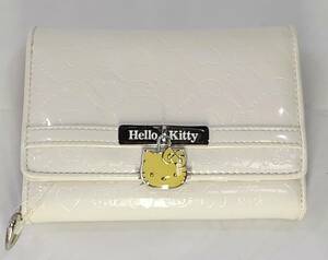 ハローキティ 折れ財布 カードケース 白 サンリオ HELLO KITTY card case