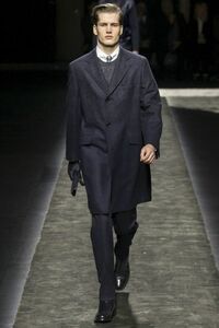 【12/19までセール】 美品 Brioni ブリオーニ 2015AW ウールカシミア チェスター コート ネイビー 20252