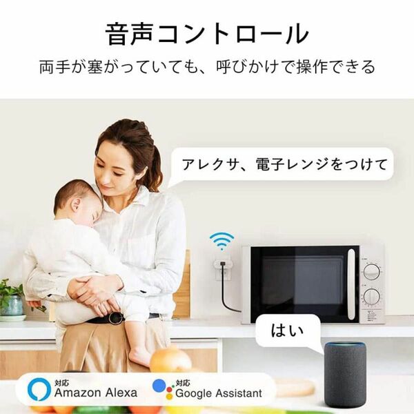 ゴウサンド 【Alexa 対応Wi-Fi 電源プラグ タイマー