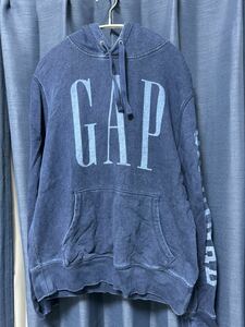 【レア】GAP 旧ロゴ 厚手 デニムパーカー Mサイズ