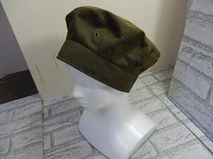 E89 美品！◆US CROWN SERVICE CAP 正帽 帽子カバー◆米軍◆コスプレ！