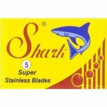 Shark シャーク Super Stainless 両刃 替刃 5枚入 カミソリ シェービング_画像1