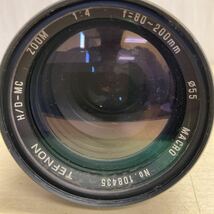 D20-60T Kenko カメラレンズ レンズ MC SKYLIGHT 1B 55mm TEFNON H/D-MC ZOOM 1:4 f80~200mm Φ55 MACRO_画像2