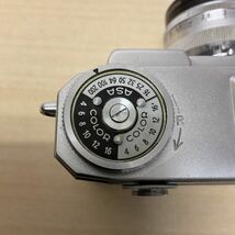 営MK19-60Y CONTAX レンジファインダー Carl Zeiss Jena Sonnar 1:2 5cm フィルムカメラ ボディ レンズ コンタックス C5864-5 動作未確認_画像9