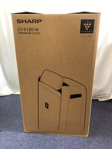 ◯営TK008-160後m 【埼玉発】SHARP CV-R180-W シャープ 衣類乾燥除湿機 ホワイト プラズマクラスター 7000 【未使用】