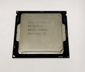 ■Intel Xeon E3-1270 v5 3.60GHz ターボブースト 4.00GHz SR2LF FCLGA1151 8MBキャッシュ