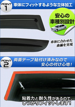 サイドバイザー ダイハツ ロッキー A200S/A210S 2019年11月～ 入数：1セット(4枚) AP-SV-A200_画像2