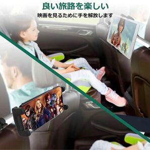 ※車の後部座席用☆タブレットホルダー☆ タブレットスマホ両用車載ホルダー