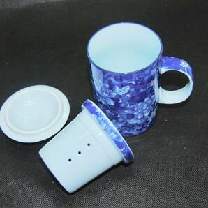●台湾精品 茶こし付き 中国茶マグカップ 未使用 建窯 フィルター イン マグの画像3