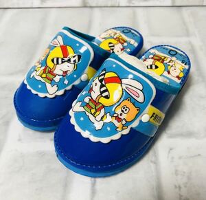  【当時物】☆未使用品☆ ニューQちゃん レトロ スリッパ 15サイズ / 80s 90s 昭和レトロ 子供 キッズ コレクション アニメ