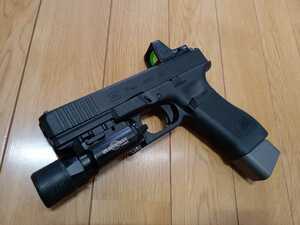 baton　airsoft BG-17 CO2　GBB RMRカットスライド用 ダットサイト取り付け ネジ2本 trijicon　RMR０６　用　グロック G17 gen5