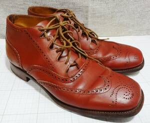 TRICKERS トリッカーズ ブーツ 表記サイズ6‐４　798930　5769　オールレザー　ウィングチップ