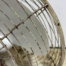 MITSUBISHI 三菱 A.C ELECTRIC FAN 扇風機 9-1256 羽根径 3枚羽根 座敷扇 昭和レトロ 現状品【管2213Z】_画像3