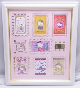 HELLO KITTY Hello Kitty * telephone card collection frame 7 pieces set * Kitty Chan Sanrio amount entering world unused *Z1021293