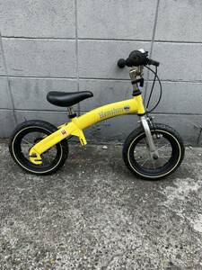 Henshin Bike へんしんバイク　子供用自転車　黄色　自転車デビュー　バランスバイク 