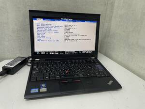 ◆◇O044 Lenovo ThinkPad X220　Core i5-2540M　ストレージ/なし　メモリ/8GB BIOS確認 ◇◆