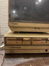 当時物　nec　pc-kd852　パソコン　本体　モニタ　セット　昭和レトロ　PC-8801 MKII FR_画像2