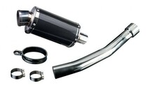 DELKEVIC スリップオンカーボンオーバルマフラー★YAMAHA YZFR1 1998-2001 225mm KIT0322_画像1