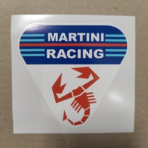 【送料無料】 アバルト マルティニレーシング ステッカー レッド マルティーニ 500 595 695 124スパイダー