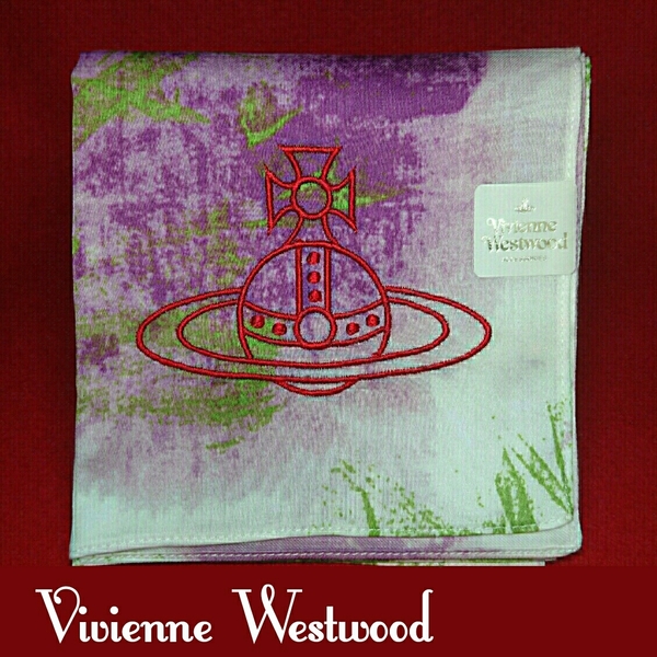 【未使用新品】 Vivienne Westwood ヴィヴィアン ウエストウッド ハンカチ 6 8202