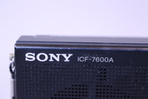 w-3563　SONY ICF-7600A 短波ラジオ ソニー ラジオ　通電確認済_画像3