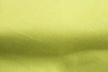 2023年美品 day to day/ディトゥーディ コットン異素材切替7分袖チュニック 黄緑L rh949_画像9