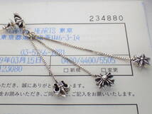 CHROME HEARTS ★jojo 3チャームピアス★インボイス原本付属/　[4.3ｇ]_画像1