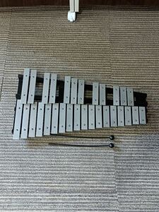 [R45] 【中古品】120サイズ/Enhong /折り畳み式/打楽器/鉄琴/30音
