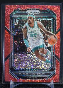 2023 Panini Red Prizm Sparkle PJ Washington パジャマワシントン NBA カード Dallas Mavericks