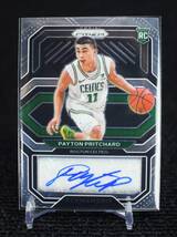 2020-21 Payton Pritchard ペイトン プリチャード Prizm Rookie Auto NBAカード Boston Celtics_画像1