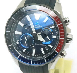  used beautiful goods Casio Casio Oceanus men's radio wave solar wristwatch OCW-P2000