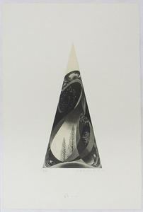 武田史子『立冬の水』銅版画　ed.8/40. 鉛筆サイン　シートのみ　2001年制作