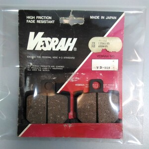 【当時物】Vesrah(ベスラ)ブレーキパッド★ ディスクパッド★VD-228★XJ750A、RZ250★即日発送★送料無料★未使用品