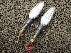 グース350 社外 LED リアウインカー左右 ●G504！NK42A カスタム素材に スズキ 【 K406 】 Goose 動画有