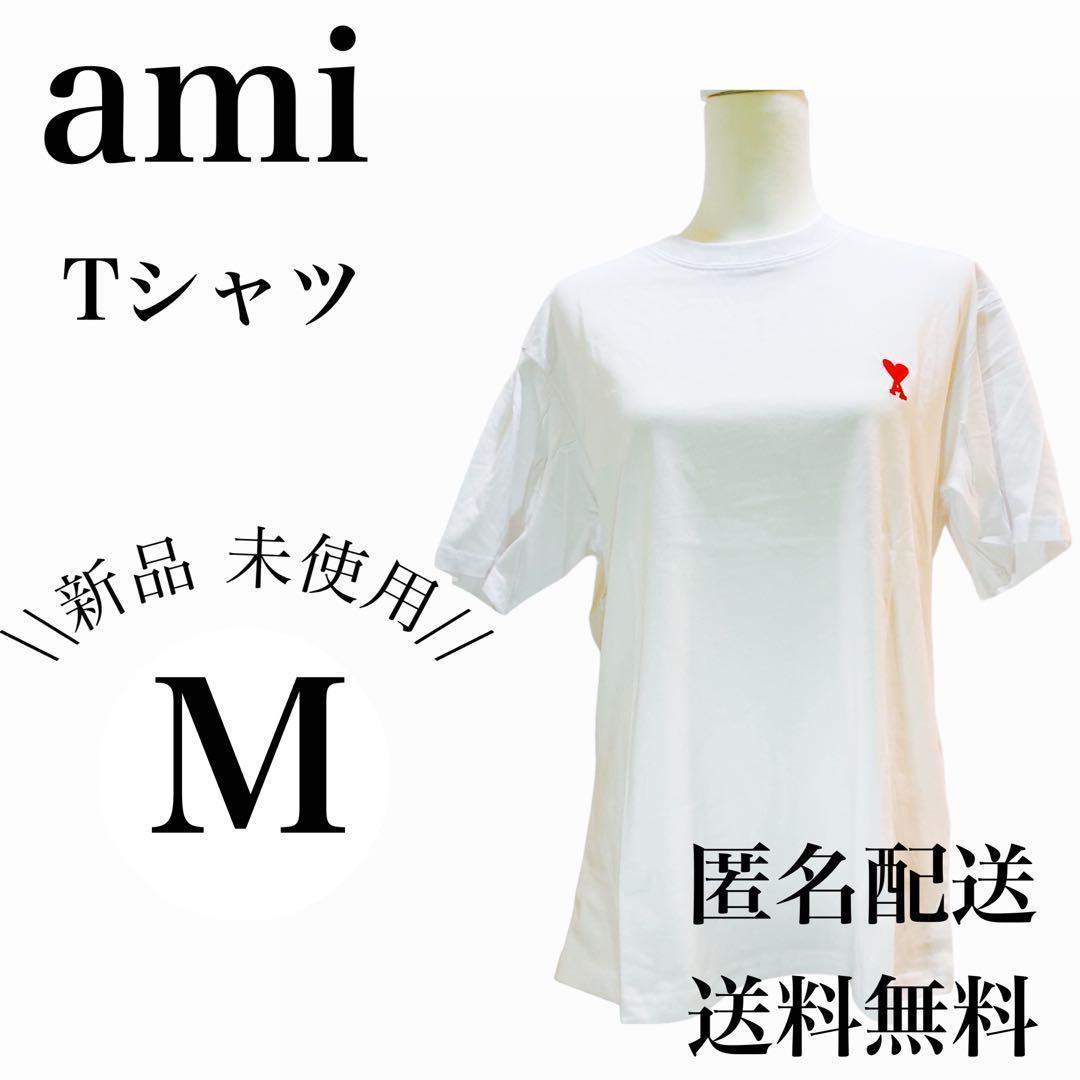 アミパリス 半袖Tシャツ 白×赤 Sサイズ｜PayPayフリマ