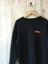 956☆【コラボ リバースウィーブ スウェット 黒】Champion MILKFED チャンピオン ミルクフェド トレーナー S_画像1