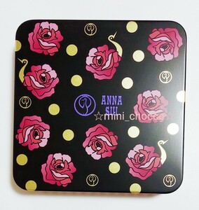 ☆ANNA SUI × 鶴屋吉信 コラボ 缶 ようかん ☆送料230円☆アナスイ 可愛い 入れ物 羊羹 ☆薔薇 ローズ 小物入れ 新品未開封 大人気 完売品