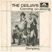 ●THE DEEJAYS / COMING ON STRONG / DIMPLES [GERMANY 45 ORIGINAL 7inch シングル MOD R&B 試聴]_画像2